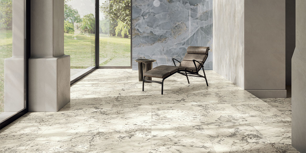 マーブルインスピレーション グレーシア（シルクサイン）｜タイル/新