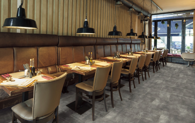 カンタンクイックフロア ストーン ブラック｜ビニル床材・機能性