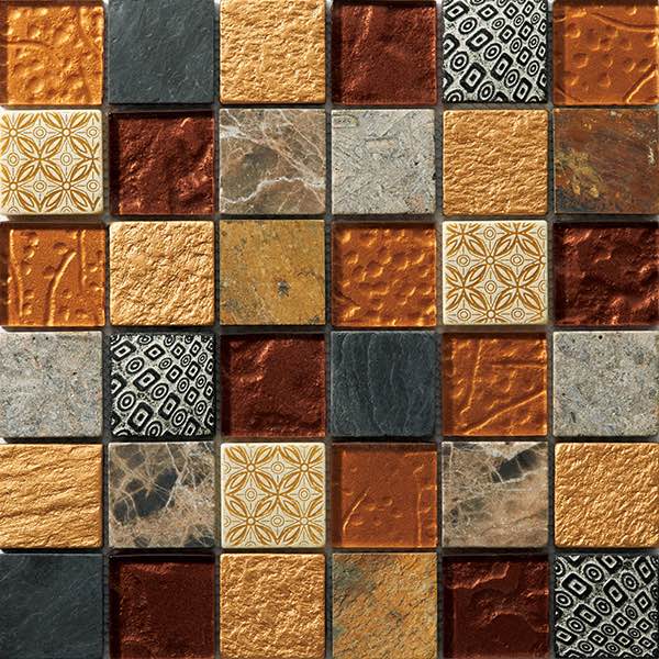 ワビサビ スリーディー モザイク｜モザイクタイルの通販｜アドヴァン