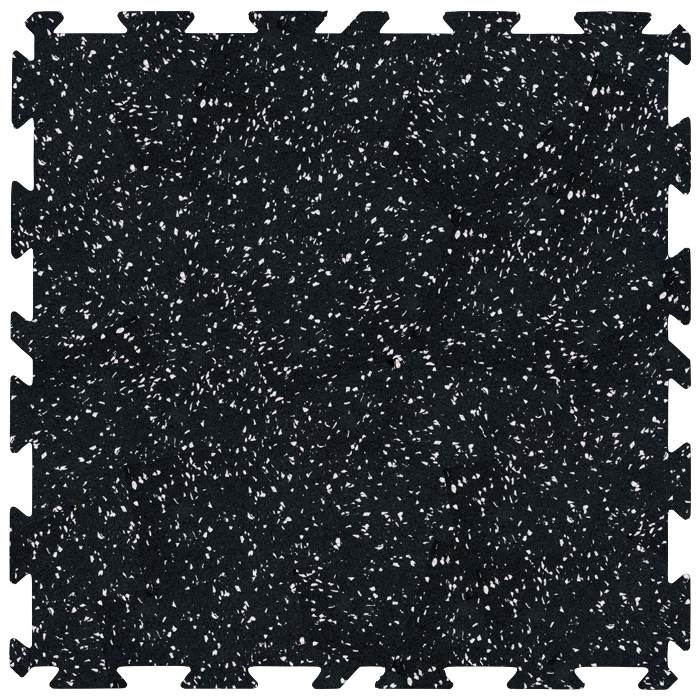 スポーツラバーフロア インターロック ソリッドタイプ ホワイト