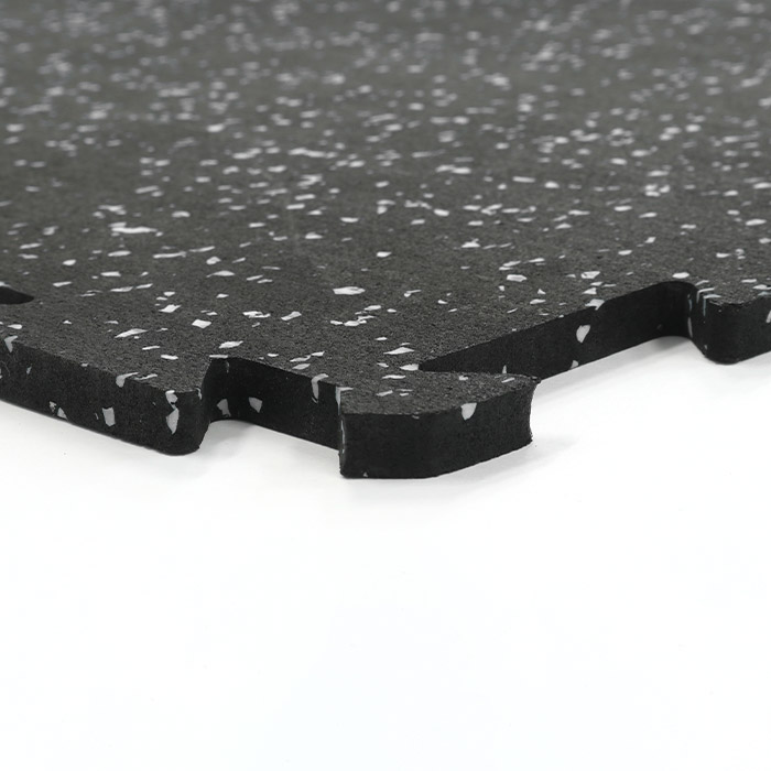 スポーツラバーフロア インターロック ソリッドタイプ ホワイト