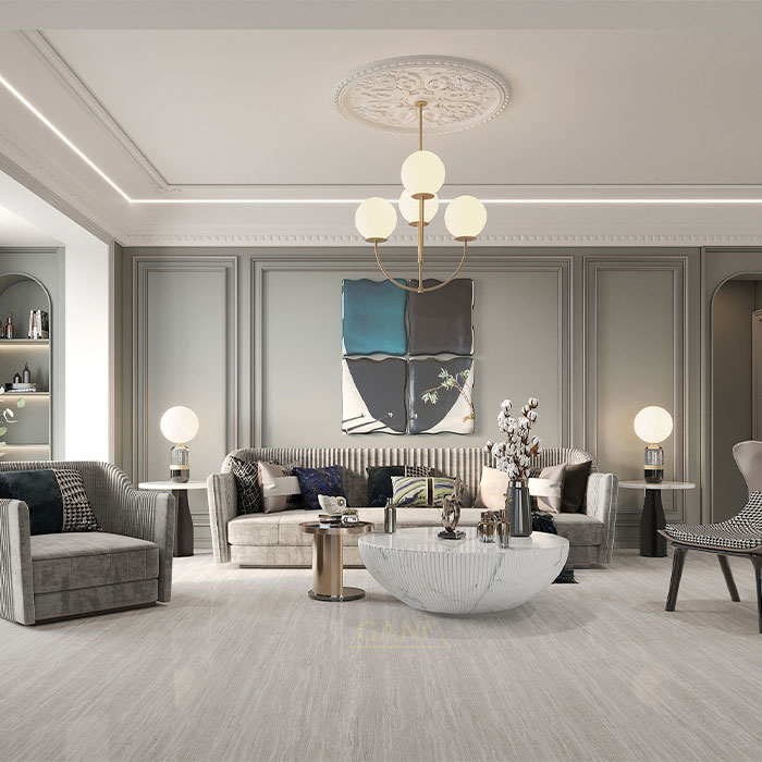 マーブルG 600x1200 ウッドグレイングレー 磨き｜タイルの通販