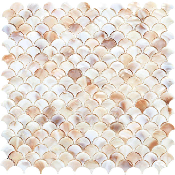 アド・シェルズ スケール ミックス 目地あり｜モザイクタイルの通販