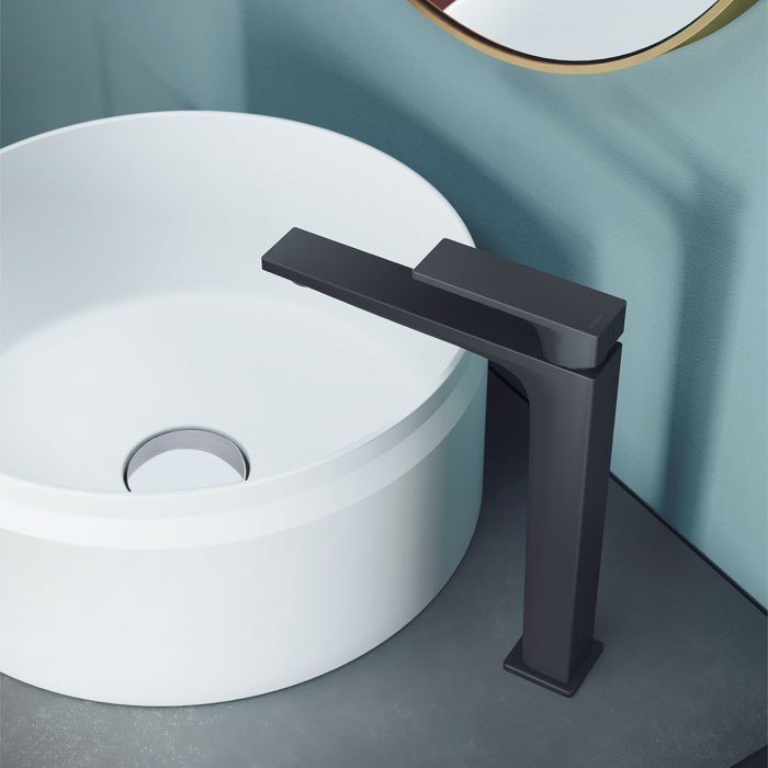 セブン ブラック 背高 ポップアップなし｜水栓・蛇口の通販