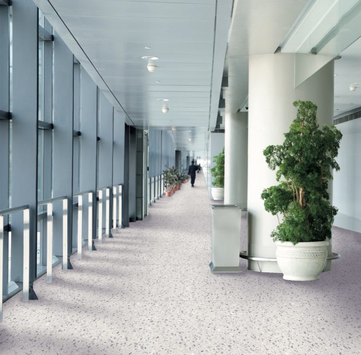 ヴェネチアン・テラゾP FAタイプ エンゼルホワイト｜ビニル床材・機能