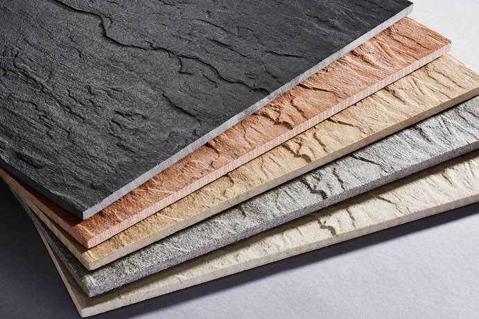 ADAVAN スレートタイプ 建築資材 ブラウン3セット 合計33枚